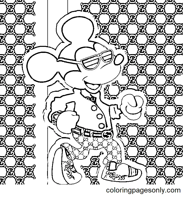 Gucci Coloring Pages 11
