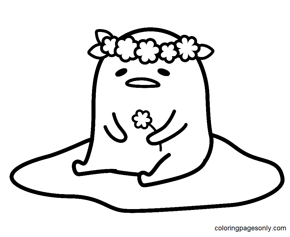 Gudetama Coloring Pages 14