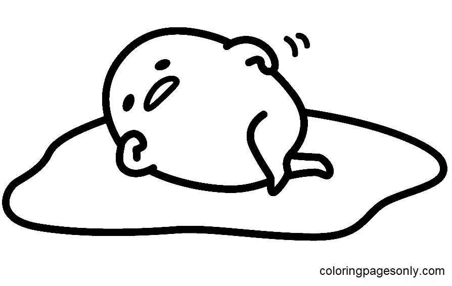 Gudetama Coloring Pages 15
