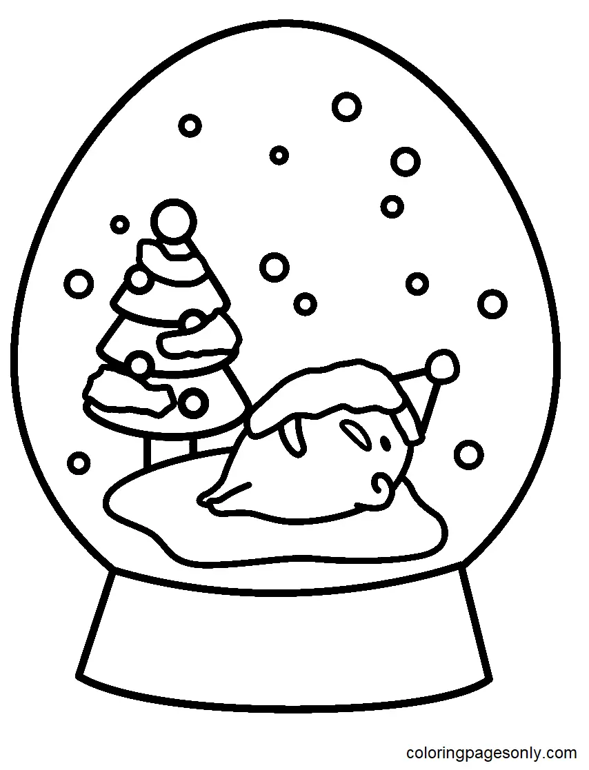 Gudetama Coloring Pages 22