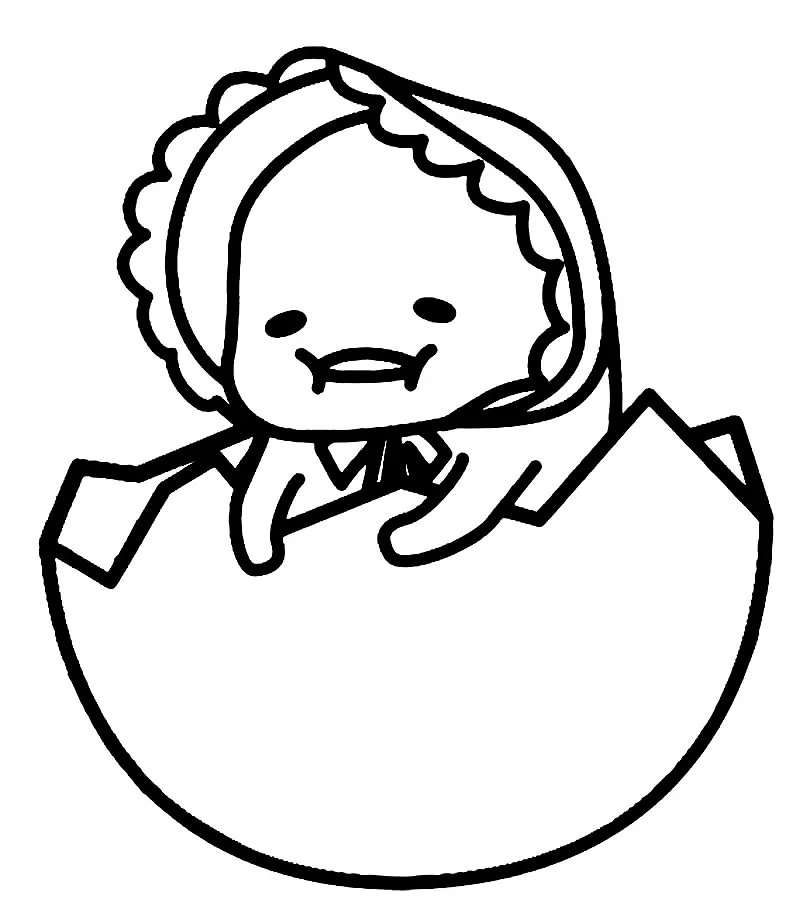 Gudetama Coloring Pages 24