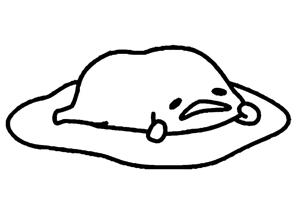 Gudetama Coloring Pages 27