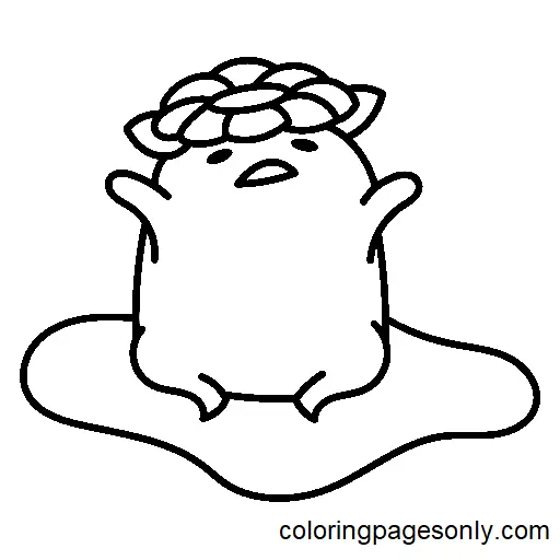 Gudetama Coloring Pages 29