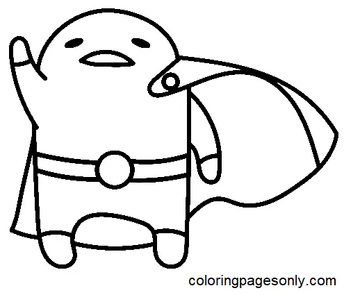 Gudetama Coloring Pages 41