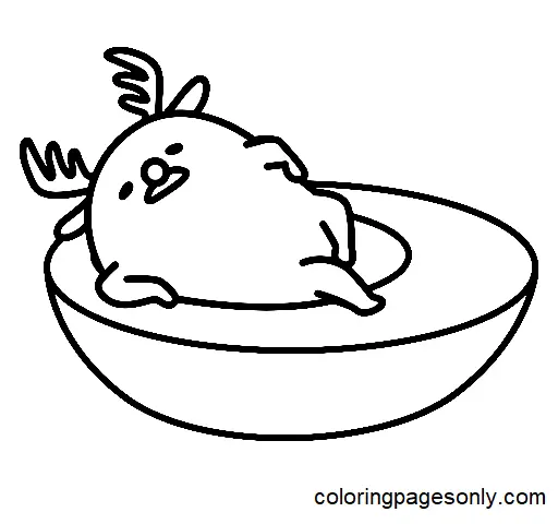 Gudetama Coloring Pages 46