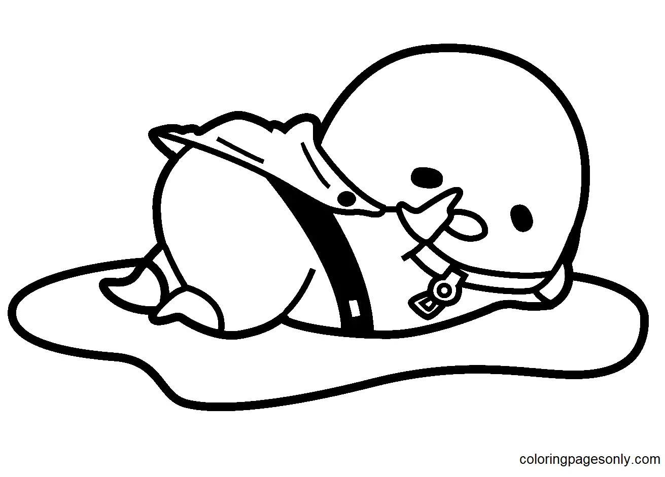 Gudetama Coloring Pages 47