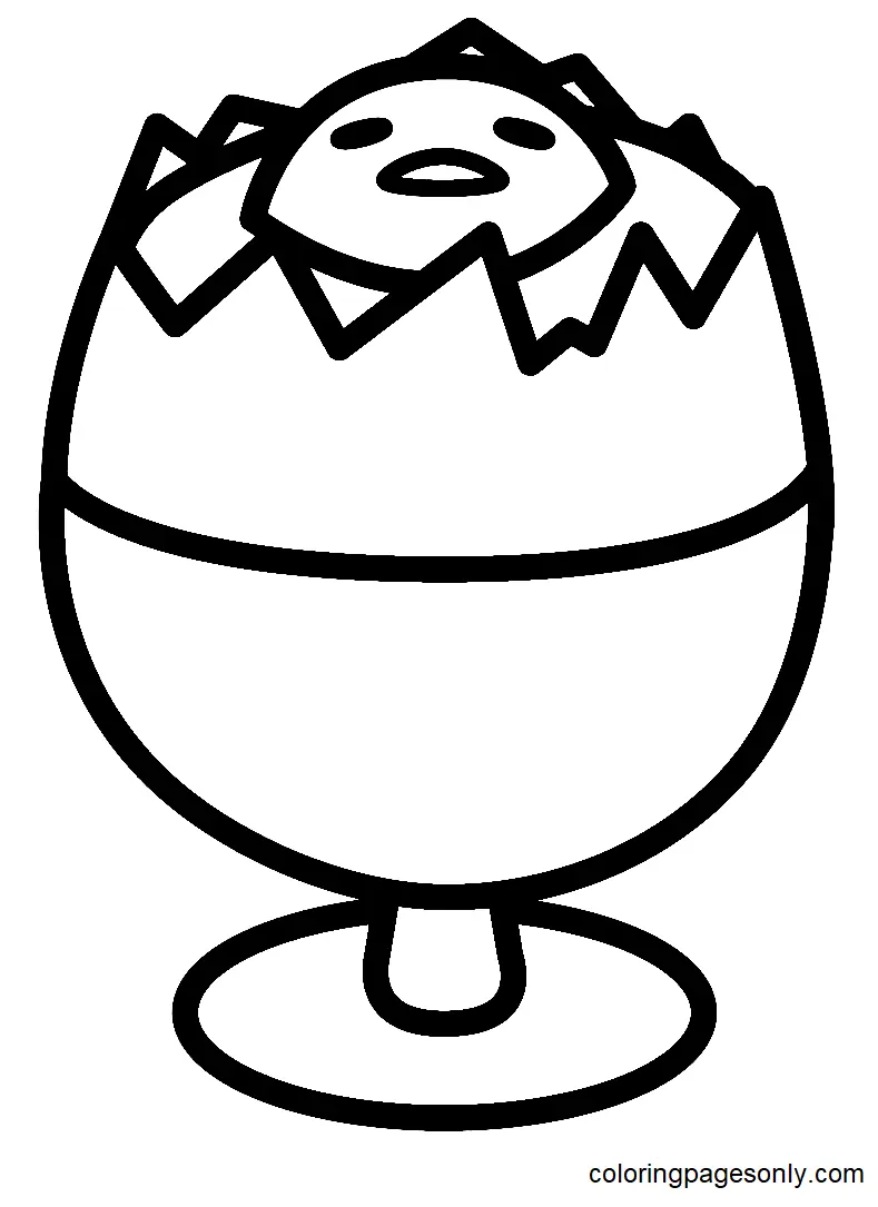 Gudetama Coloring Pages 52
