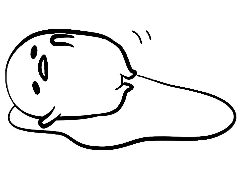 Gudetama Coloring Pages 53