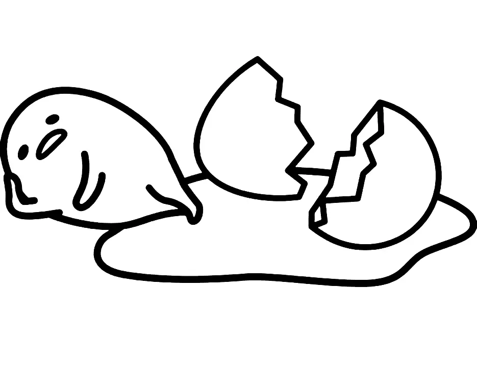 Gudetama Coloring Pages 54