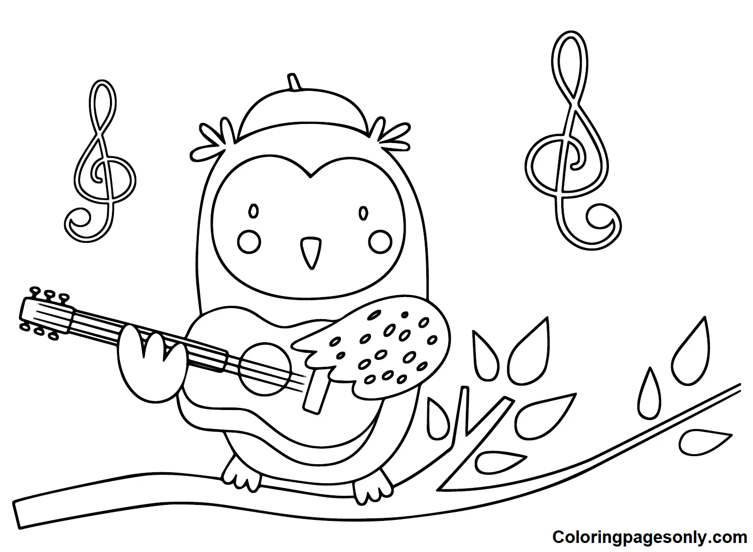 Guitarras Para Colorear 13