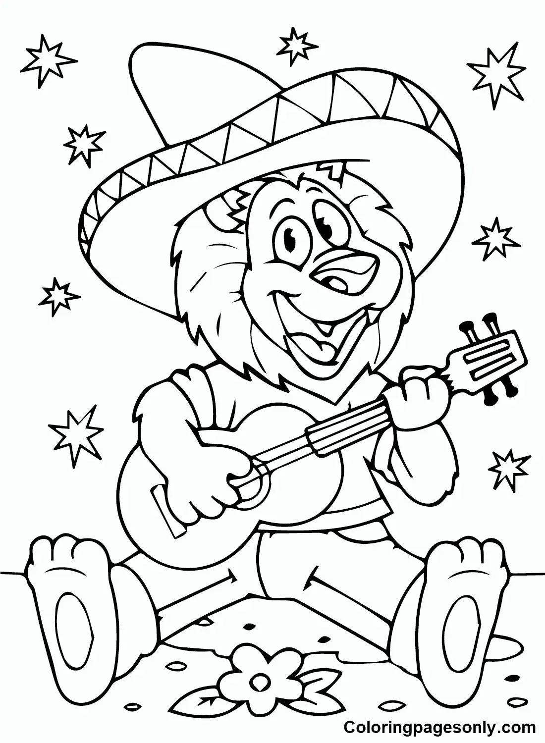Guitarras Para Colorear 25
