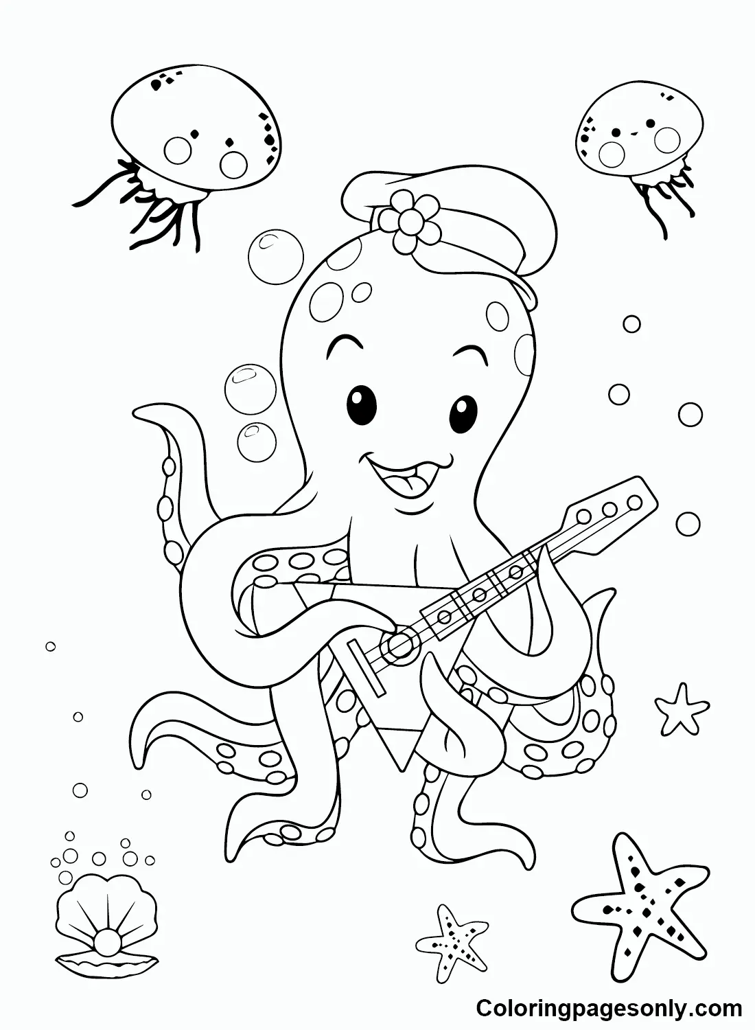 Guitarras Para Colorear 27