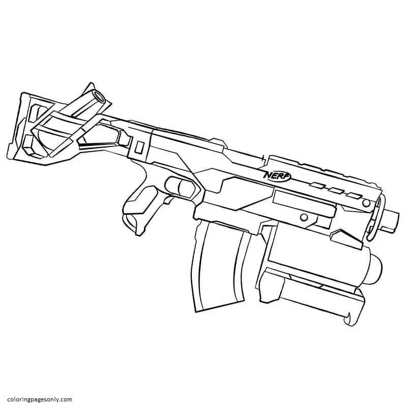 Gun Coloring Pages 50