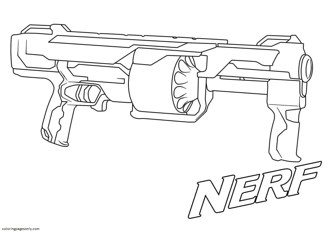 Gun Coloring Pages 53