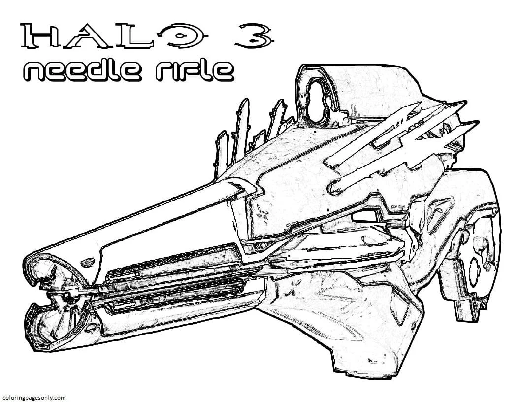 Gun Coloring Pages 58
