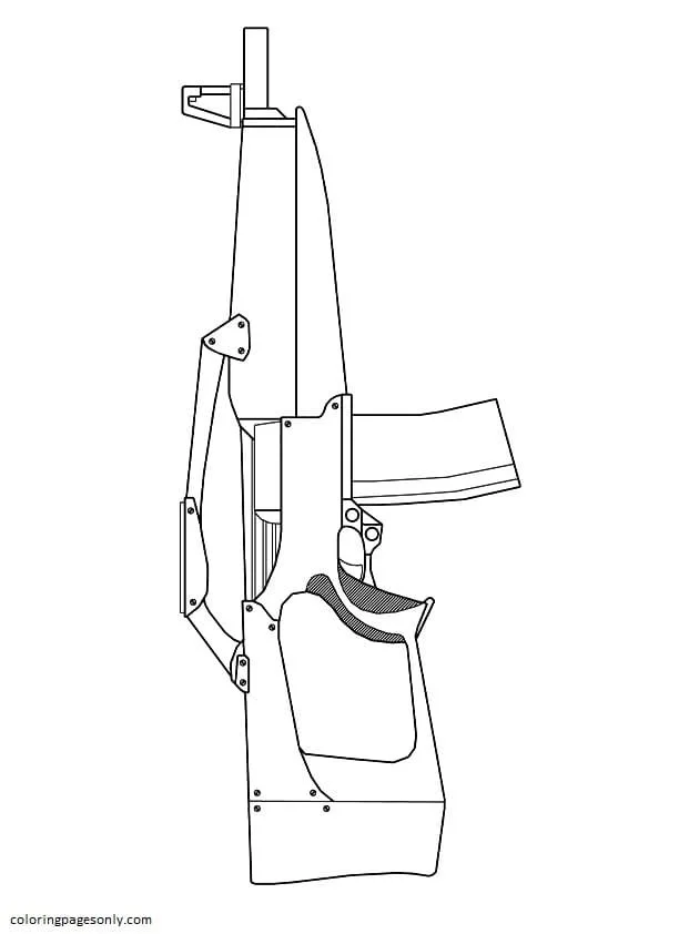 Gun Coloring Pages 68