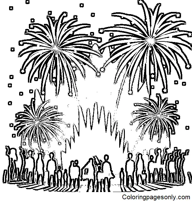 Guy Fawkes Night Coloring Pages 15