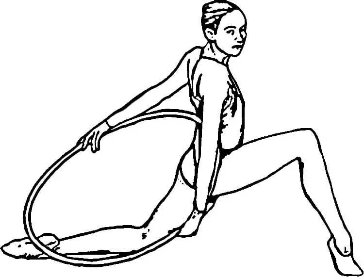 Ausmalbilder Gymnastik 24
