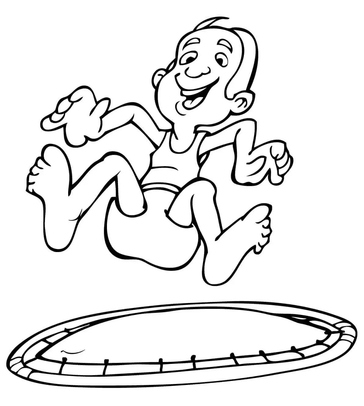 Ausmalbilder Gymnastik 26