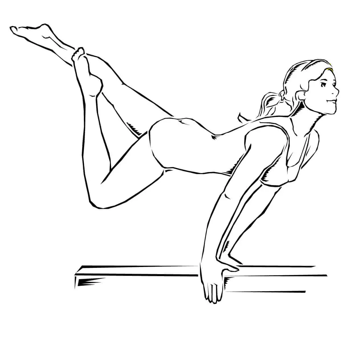 Ausmalbilder Gymnastik 33