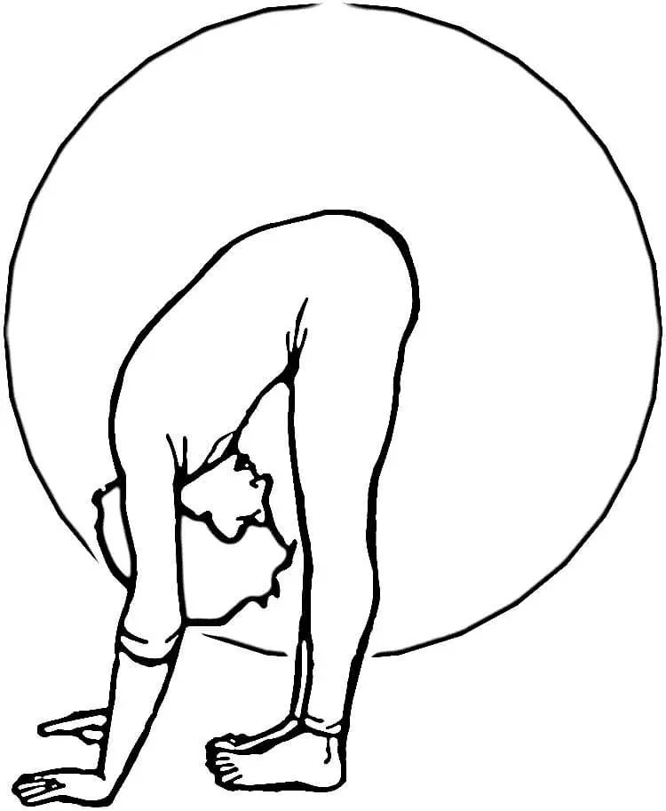 Ausmalbilder Gymnastik 44