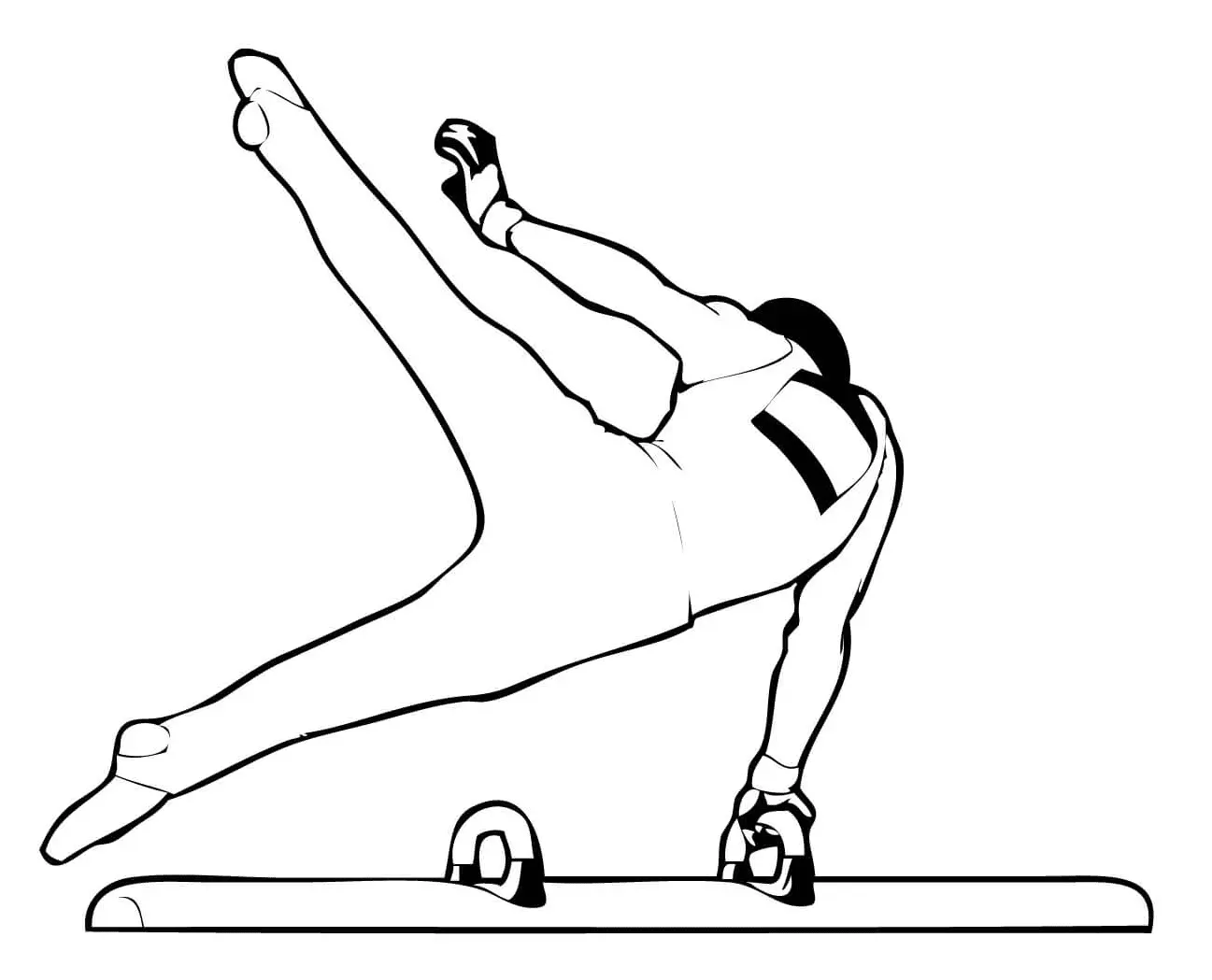Ausmalbilder Gymnastik 47