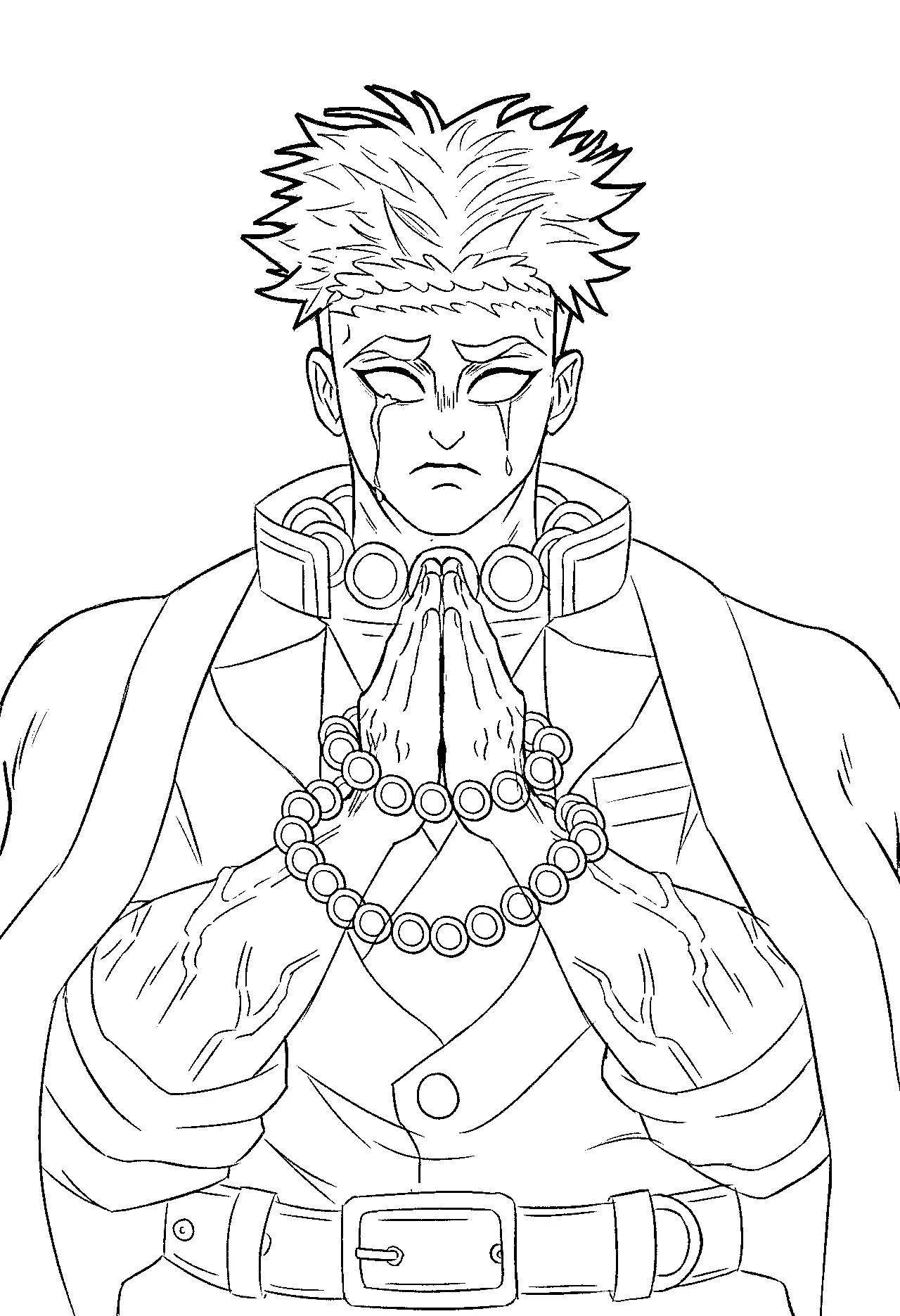 Gyomei Himejima Coloring Pages 11