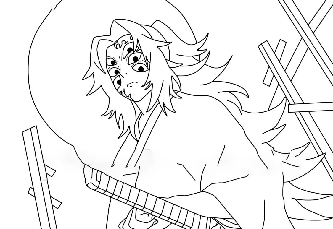 Gyutaro Coloring Pages 1