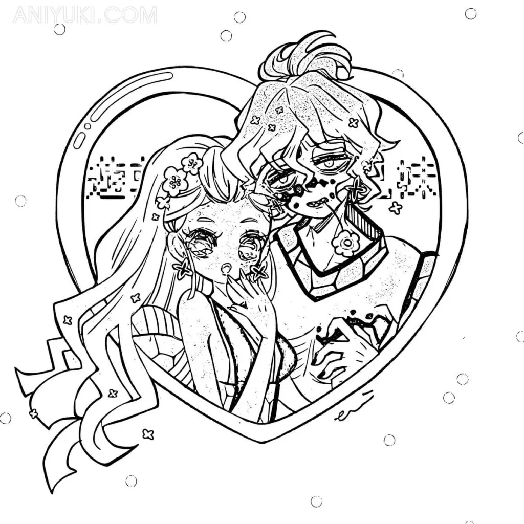 Gyutaro Coloring Pages 17