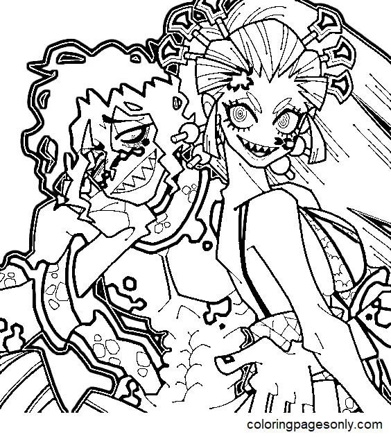 Gyutaro Coloring Pages 23