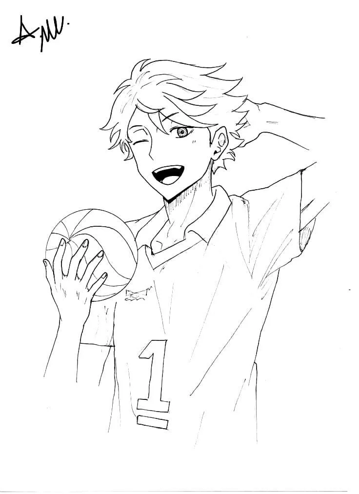 Haikyuu Coloring Pages 11