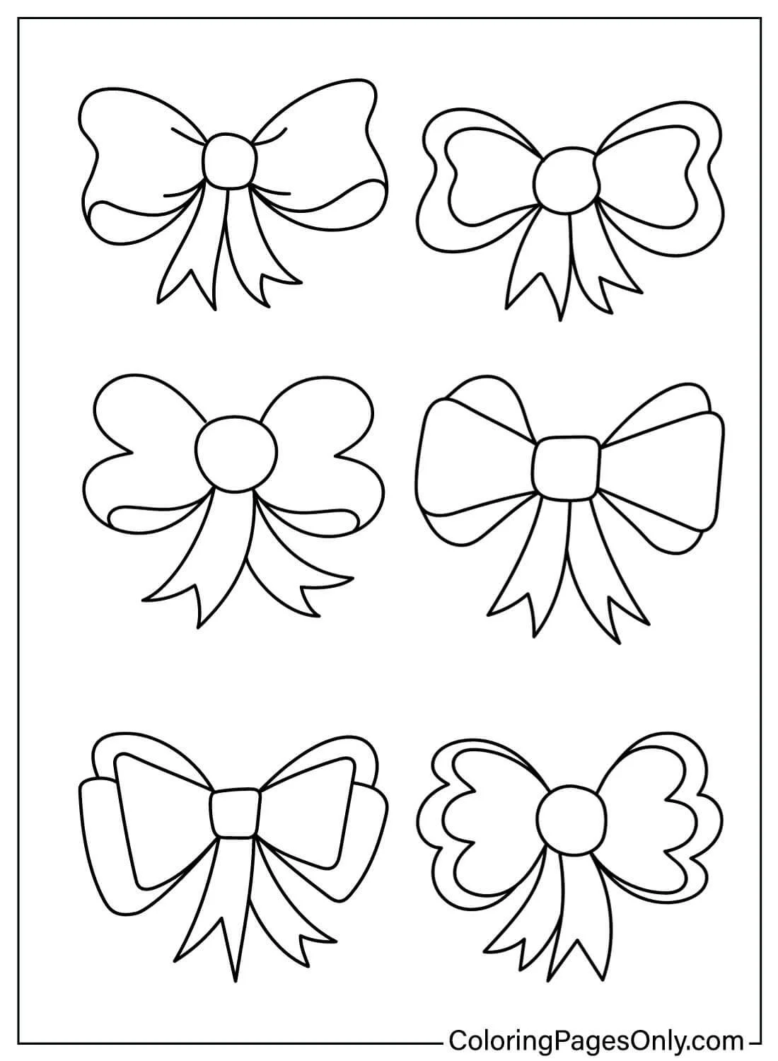 Lazo Para El Pelo Para Colorear 16