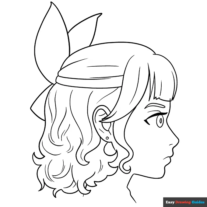 Lazo Para El Pelo Para Colorear 24
