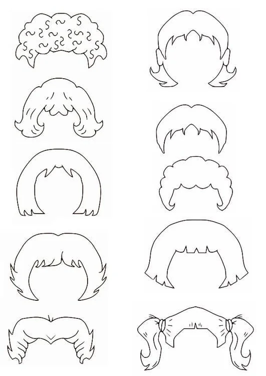 Cabeleireiro para colorir 17