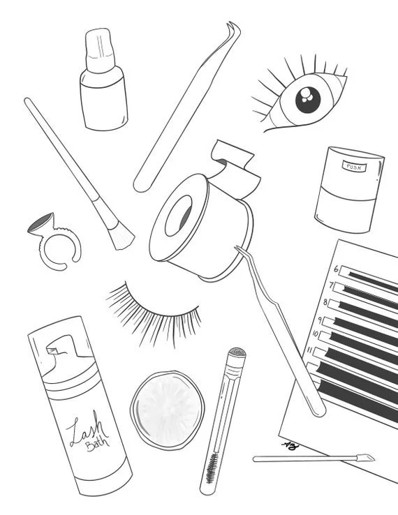 Cabeleireiro para colorir 23