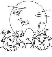 Halloween Bats Coloring Pages 16