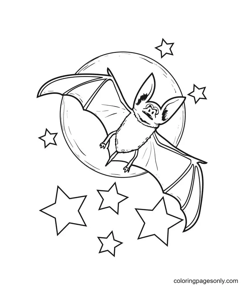 Halloween Bats Coloring Pages 36