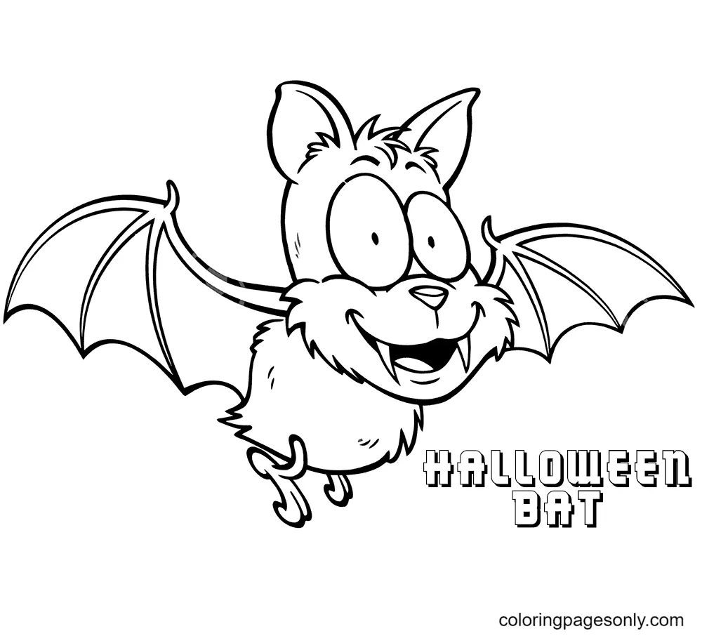 Halloween Bats Coloring Pages 39