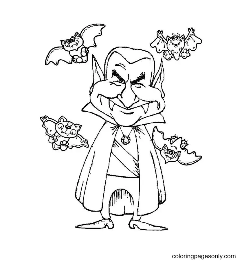 Halloween Bats Coloring Pages 53