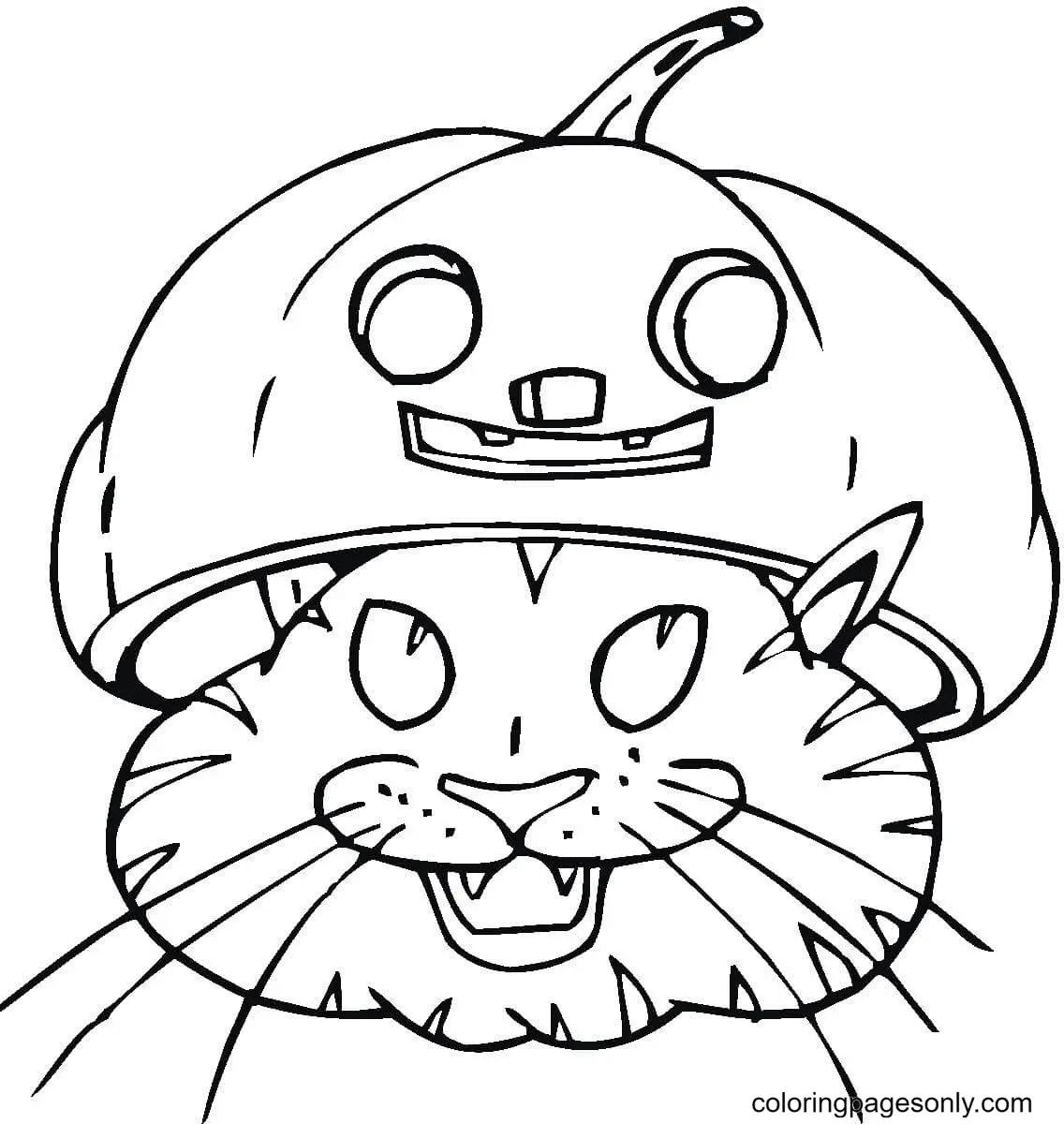Halloween Cats Coloring Pages 43