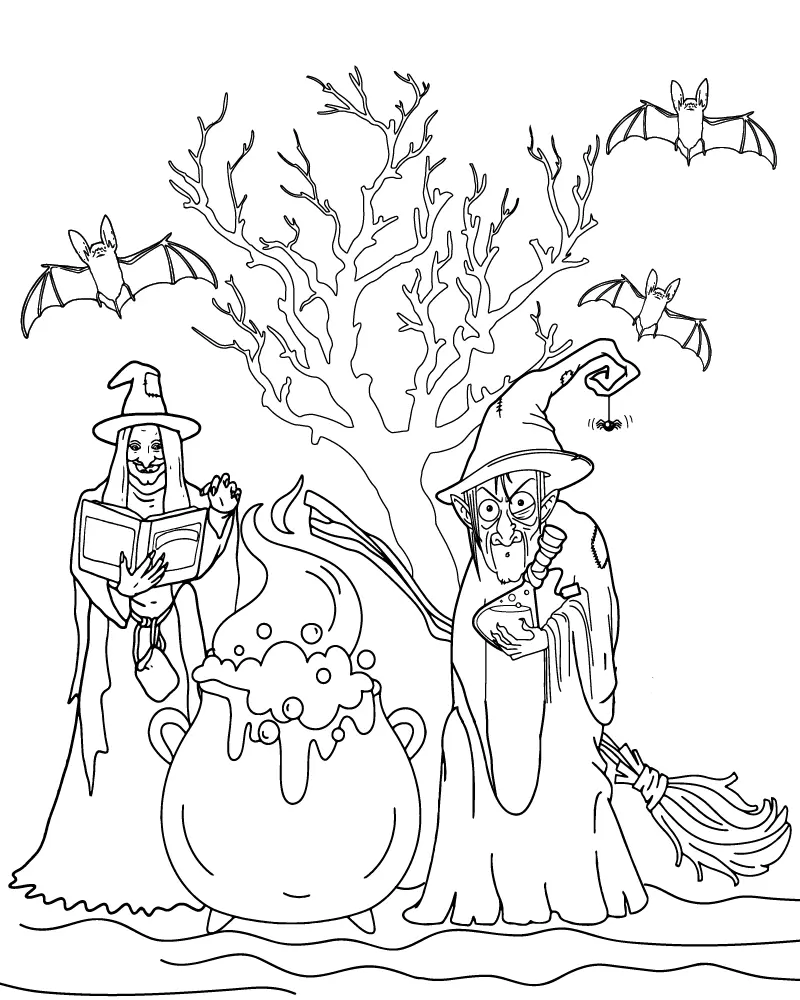 Halloween for Adults Coloring pages