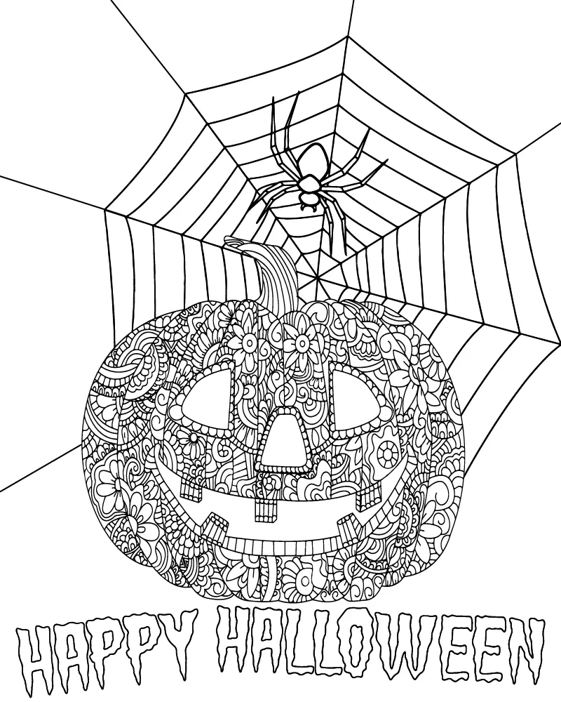Halloween para adultos Para Colorir 3