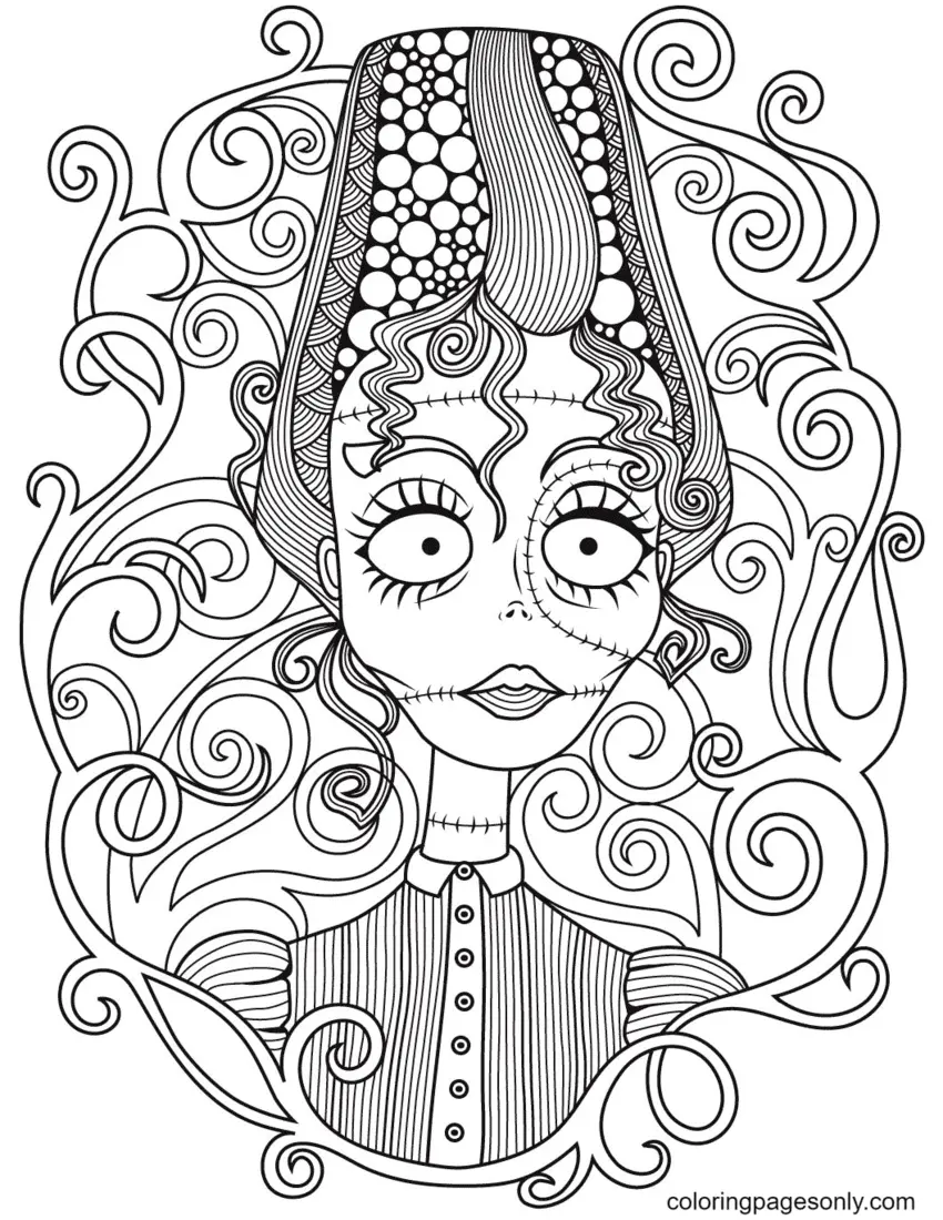 Halloween Mandala Coloring Pages 14