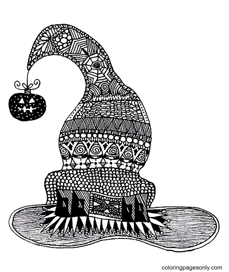 Halloween Mandala Coloring Pages 24