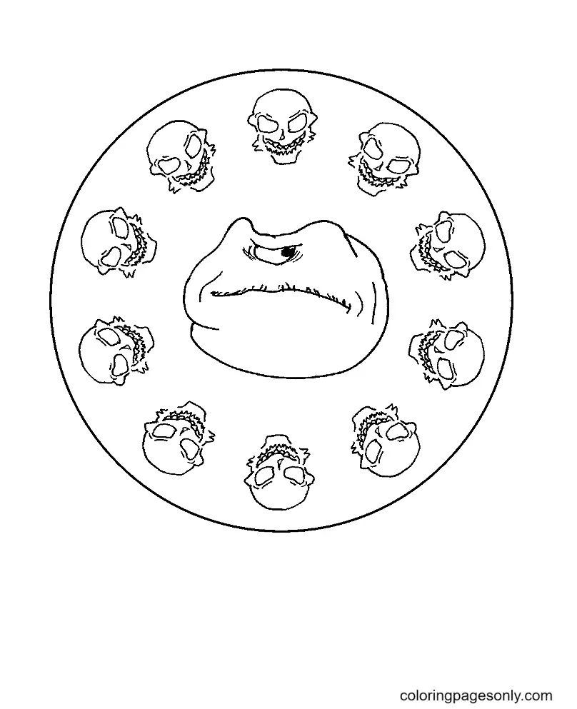 Halloween Mandala Coloring Pages 37