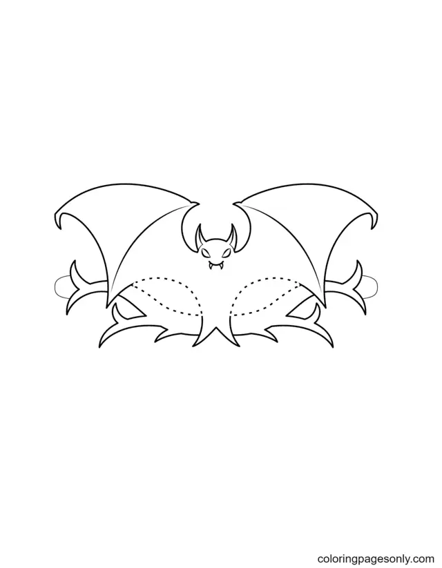 Halloween Masks Coloring Pages 39