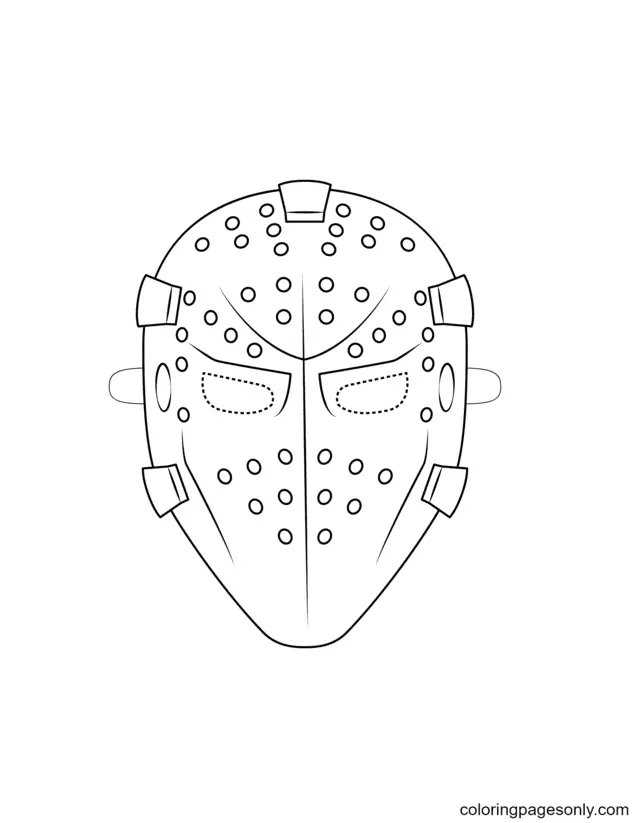 Halloween Masks Coloring Pages 43