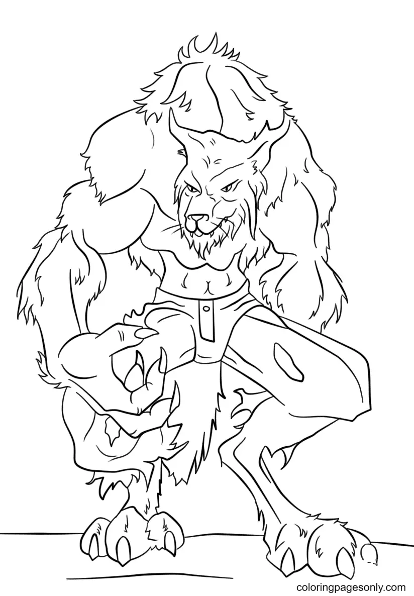 Monstruos Halloween Para Colorear 44