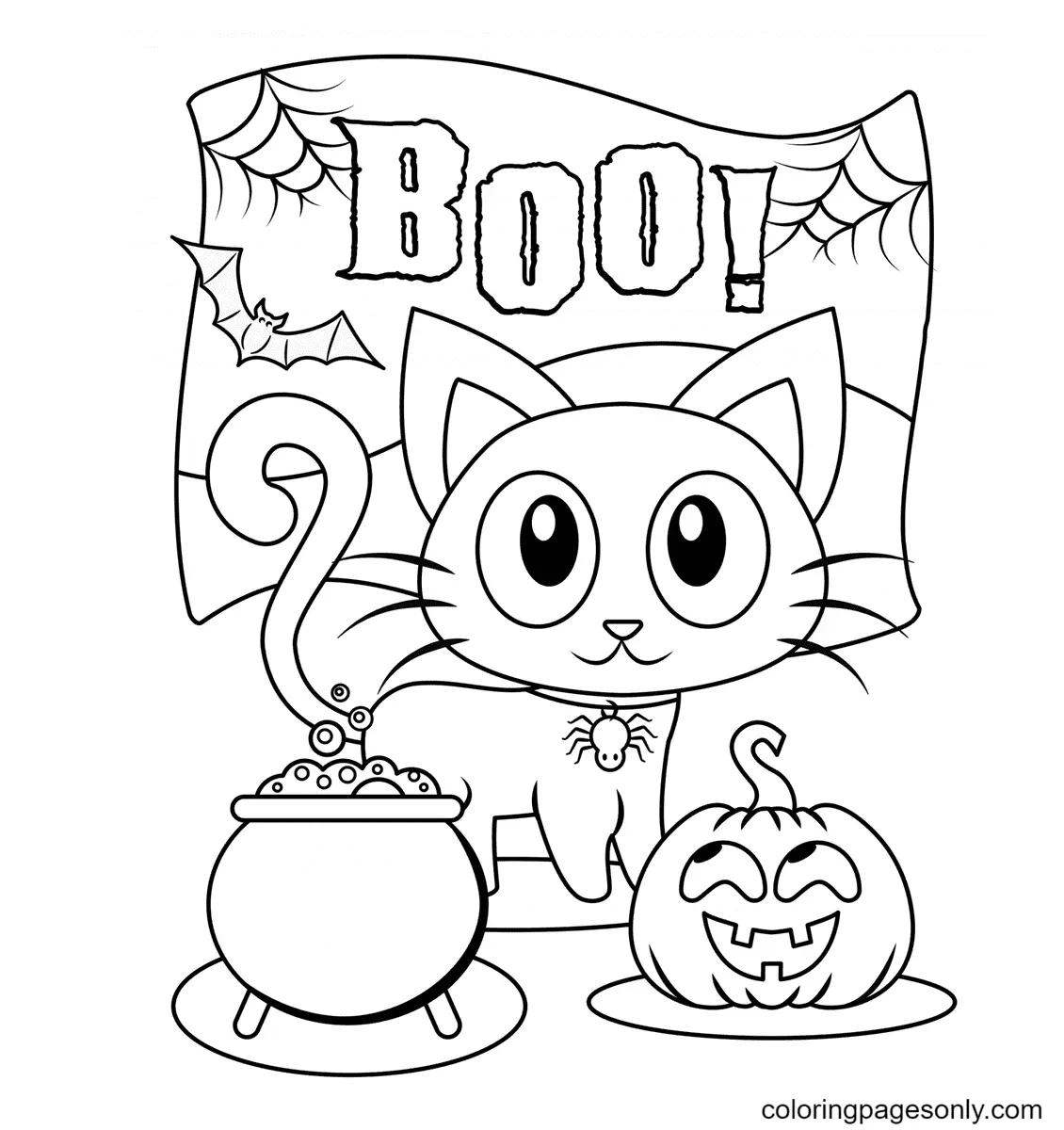 Monstruos Halloween Para Colorear 45