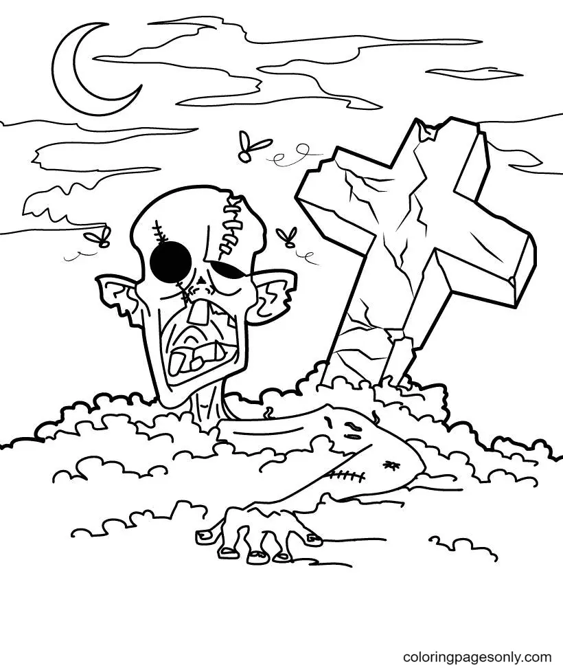 Monstruos Halloween Para Colorear 62